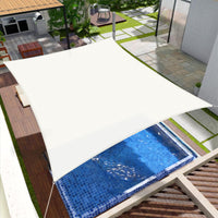 1 x RAW Customer Returns SUNNY GUARD Sun Sail Rectangular 3x3m Sun Protection Breathable HDPE UV Protection for Balcony Terrace Garden, Grey Anthracite - RRP €36.29