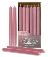 3 x RAW Customer Returns Hyoola 25 cm Taper Candles - Pack of 12 - Pink - Unscented Dinner Candles - Long Burning Candles - RRP €107.97