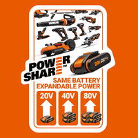 1 x RAW Customer Returns WORX Cordless Workshop Vacuum Cleaner 18V MAX 20V WX031, PowerShare, Strong Suction, Portable, with 1 Battery, 1 Charger - RRP €211.75