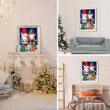 3 x Brand New RICUVED Christmas Diamond Painting Set, 5D Diamond Painting Pictures Adults Dwarf Diamond Painting Children, Full Drill Diamond Art Diamond Painting Pictures Diamond Painting for Home Decor 30 x 40 cm - RRP €20.01