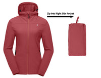 1 x Brand New Little Donkey Andy running jacket women s lightweight quick-drying cycling jacket UPF 50 windbreaker with air holes sweat jacket yoga fitness watermelon red S - RRP €64.99