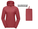 1 x Brand New Little Donkey Andy running jacket women s lightweight quick-drying cycling jacket UPF 50 windbreaker with air holes sweat jacket yoga fitness watermelon red S - RRP €64.99