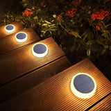 1 x RAW Customer Returns Lacasa Solar Floor Lights Outdoor, 30LM 4 Pack Solar Lights for Outdoor Warm White 2700K IP68 Waterproof Solar Lamps Auto ON OFF LED Path Lights for Garden Lawn Patio Driveway, Round - RRP €39.99