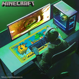 1 x RAW Customer Returns Minecraft Desk Pad Kids, Non-Slip Desk Mat 80x35cm - Gifts for Kids Green  - RRP €17.7