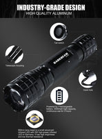 1 x RAW Customer Returns DARKBEAM Infrared flashlight night vision 850 nm LED infrared light 5W, work for night vision devices, zoomable invisible IR spotlight with rechargeable battery for hunting, observation, rescue, 501F - RRP €29.99