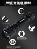 1 x RAW Customer Returns DARKBEAM Infrared flashlight night vision 850 nm LED infrared light 5W, work for night vision devices, zoomable invisible IR spotlight with rechargeable battery for hunting, observation, rescue, 501F - RRP €29.99