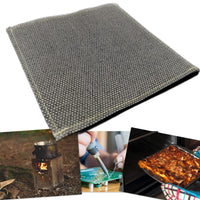 1 x RAW Customer Returns AIFIZO Fireproof underlay 250 x 250 mm for Bushbox 900 C permanent 1150 C short term Fire protection mat Suitable for both indoor and outdoor use Heat-insulated flame retardant mat - RRP €18.04