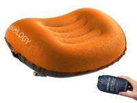 1 x RAW Customer Returns TREKOLOGY Aluft 2.0 Ultralight Inflatable Travel Pillow - Inflatable Camping Pillow for Sleeping, Neck Lumbar Support at the Beach, Hiking, Backpacking - Quick Deflation with Anti-Slip - RRP €19.18