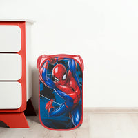 2 x RAW Customer Returns Jay Franco Marvel Spiderman City Flying 80L Pop-up Laundry or Toy Basket - RRP €28.6