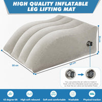 19 x RAW Customer Returns WIWJ Leg Elevator Pillow Inflatable Wedge Pillows,Comfort Leg Pillow for Sleeping,Inflatable Pillow for a Better Fit on the Skin,Improve Blood Circulation and Reduce Swelling - RRP €360.81