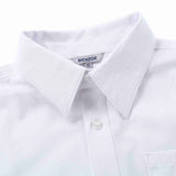 1 x Brand New Bienzoe Boys Long Sleeve Oxford Shirt 2Pcs Pack White 8 - RRP €37.04