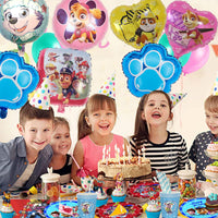 7 x Brand New Cartoon Dog Birthday Party Decoration 3 Years, Birthday Decoration for Boys Girls 3 Years Airplane Foil Balloons Banner 3  - RRP €49.28