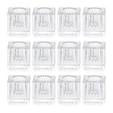 5 x Brand New Romadedi Candlestick Decorative Glass Candle Holder - Set of 12 Small Transparent Candle Holder Wedding Christmas Home Decoration, Holders for Taper Candles Tealight Candle Holder - RRP €134.6