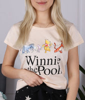 1 x RAW Customer Returns Winnie The Pooh Disney Short Sleeve Cotton Pajamas for Women XL - RRP €23.05