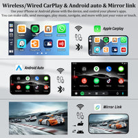 1 x RAW Customer Returns  2 64GB Android 12 Double Din GPS Car Radio wth Carplay Android Auto, 7 Touch Screen Car MP5 Player with Mirror Link Bluetooth WiFi GPS FM Radio SWC Colorful Backlight - RRP €108.19