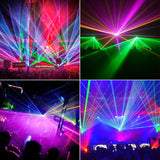 1 x RAW Customer Returns Strobe Disco Light, UKing 30W RGB DJ Projector Disco Stage Lighting Party Light Music Controlled Light Effect DMX Effect Spotlight for Party Bar Birthday Christmas - RRP €131.09