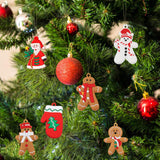 26 x Brand New Gingerbread Man Christmas Tree Decoration, 12 PCS Gingerbread Man Christmas Decoration, Gingerbread Man Christmas Tree Decoration with Lanyard for Christmas Tree Decoration, PVC - RRP €499.2