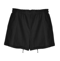 1 x RAW Customer Returns Karlywindow Women s Shorts High Waist Paperbag Shorts Loose A Line Summer Pants with Wide Legs Black M - RRP €26.17