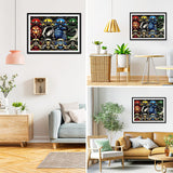 1 x Brand New EOBROMD Diamond Painting Adults College of Magic, 5D Diamond Painting Pictures Adults Magic Boy, DIY Diamond Painting Pictures Diamond Painting Set for Wall Decoration 30 x 40 cm - RRP €8.27