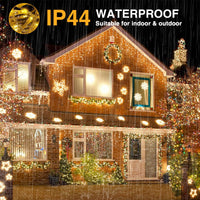 1 x RAW Customer Returns GlobaLink 100M Christmas Lights Outdoor, 1000LED Fairy Lights Outdoor Power Fairy Lights Balcony Warm White Waterproof IP44 with 8 Modes for Indoor and Outdoor Christmas Railing Balcony Garden Decoration - RRP €53.99