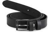 1 x RAW Customer Returns Ladeheid Men s Belt in 100 Genuine Leather Extra-Long L11 Black-3, 130 cm x 3 cm Total length 147.5 cm  - RRP €18.99