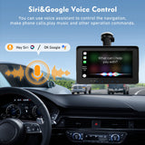 1 x RAW Customer Returns WSRADIOKITS Portable Newest Wireless Apple CarPlay and Android Auto Screen for Car, 7 HD Touch Screen Car Stereo with Mirror Link, Bluetooth 5.2, Backup Camera, AUX,FM Transmitter for All Vehicles - RRP €99.99