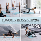 1 x RAW Customer Returns NirvanaShape yoga towel non-slip Hot Yoga Towel with anti-slip nubs Hygienic yoga towel cover for yoga mat 185 x 63 cm  - RRP €29.01