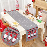 16 x Brand New Dremisland Christmas GNOME Table Runner Christmas Snowflake Placemat Decorative Table Linens Classic Santa Claus Table Flag for Home Tablecloth Dresser Party Gathering Decoration, Red - RRP €238.88