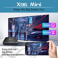 1 x RAW Customer Returns X96 Mini Smart TV Box Android 11 Amlogic S905W2 Quad Core 2.4GHz WiFi 1G8G Dual WiFi 4K HD Set-Top Box Media Player - RRP €37.99