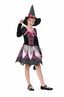 1 x Brand New Willheoy girls witch costume baby children carnival costume witch dress with witch hat for Halloween cosplay - RRP €22.49