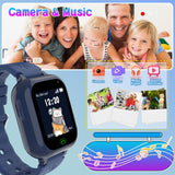 1 x RAW Customer Returns Ruopoem Smartwatch Kids with SIM Card, Children s Watch Phone with Call Function SMS 25 Games SOS Camera Music Alarm Clock Pedometer HD Touchscreen, Children s Smartwatch Gifts for Girls Boys - RRP €35.99