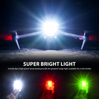 1 x RAW Customer Returns STARTRC Strobe Drone Light, Anti-Collision Light, LED Drone Flash Light For FAA Drone Night Flights, LED Strobe Light For DJI Mini 4K Avata 2, Mini 4 Pro, Air 3, Mini 2 SE And All RC Drone Accessories 1 Pack  - RRP €21.99