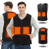 1 x RAW Customer Returns LETIHIMD Heated Vest for Men and Women, Heated Vest, 5V USB, Washable Heated Vest, Heating Vest for Outdoor Working, Hunting, Snowmobiling Battery Not Included  - RRP €39.99