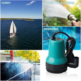 4 x RAW Customer Returns SWAWIS submersible pump dirty water pump DC 12V 50W 4200L H submersible water pump water pump 2.3m cable with clamp, for clean dirty pool fish pond - RRP €133.72