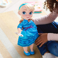 1 x RAW Customer Returns Disney Store doll ELSA from the Animator Collection, Frozen, 39 cm 15 , real-looking hair for combing, outfit and shoes, with Olaf as a satin plush toy, collectible doll from 3 years - RRP €32.71