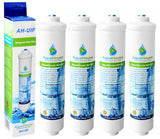 1 x RAW Customer Returns 4x AquaHouse AH-UIF Compatible Refrigerator Water Filter fits for Samsung DA29-10105J Haier Kemflo Aicro Refrigerator only with external filters - RRP €29.14