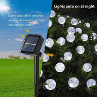 1 x RAW Customer Returns Moxled Solar Fairy Lights Outdoor 60 LED, 11M Solar Fairy Lights Outdoor Waterproof, 8 Modes Solar Fairy Lights Outdoor for Garden, Patio, Balcony, Parties White  - RRP €17.51