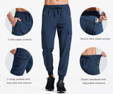 1 x RAW Customer Returns Libin Men s Trekking Pants Lightweight Quick Dry Hiking Jogging Pants for Training Athletic Travel Golf Casual Outdoor, Navy XXL - RRP €32.98