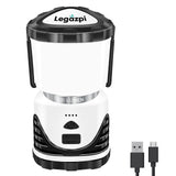 4 x Brand New Legazpi Rechargeable Camping Light, 1000 Lumen Camping Lantern, LED Display 6000mAh Portable Power Bank, 3 Light Modes, Camping Accessories, Outdoor Camping Lights for Tent, Power Outages and More - RRP €163.76