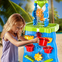 1 x Brand New Waterfall Water Table Wall Toys for Kids Water Play Table, Outdoor Beach Toys, Summer Water Toys and Side Water Fun Play Toys for Boys Girls 3 4 5 6 7 8 Years - RRP €65.99