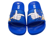 1 x RAW Customer Returns Sonic The Hedgehog Boys or Girls Slider Flip Flops Pool Sandals Blue Size 3 UK, 36 EU - RRP €60.0