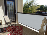 1 x RAW Customer Returns Sunnylaxx balcony privacy screen balcony cover 100x600 cm wind protection opaque balcony cover, balcony cladding, PES 170g m , wind and UV protection, with eyelets and cable ties light grey - RRP €27.06