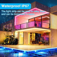 1 x RAW Customer Returns MIWATT 10meter 5050 RGB Solar Light Strip, Solar Powered Phantom Auto Color Changing Light Strip, IP67 Waterproof, Tree Roof Christmas Wedding Party Pool Decoration Light Strip  - RRP €41.99