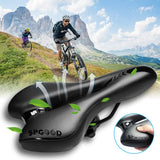 1 x RAW Customer Returns SPGOOD Bicycle Saddle Men Women Comfortable Wide Soft Gel Ergonomic Bicycle Saddle with Cover Wrench for Mountain Bike MTB Trekking Road Bike Exercise Bike E-Bike Bicycle Seat 27 16cm - RRP €20.08