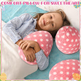 8 x Brand New Namalu 3 Egg Plush Pillows 25 cm Egg Shaped Cushions with White Polka Dots Decorative Pillows for Sofa Decorative Cushions Decoration for Children s and Baby s Bedroom Pink  - RRP €215.92