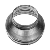 1 x RAW Customer Returns 150 to 80 mm channel reducer, round reducer, pipe riser, galvanized steel reducer drain, drain and vent , reducing coupling - RRP €20.6