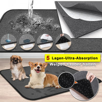 13 x Brand New Quick Absorbent Pet Hygiene Pad, 90 120CM Washable Pee Pads for Dogs, Changing Mat for Dogs Cats, Epoxy Non-Slip Training Pads for Puppies, Waterproof Pet Mat - RRP €301.34