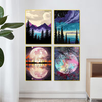 14 x Brand New Joydiy 4 Pieces Painting By Numbers Adults - RRP €126.84