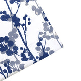 3 x Brand New DriftAway Curtains Leah Abstract Floral Blossom Ink Painting Bedroom Thermal Darkening Insulated Grommet Unlined Window Curtains 2 Panels Each Navy Silver Gray 132x229cm  - RRP €195.3