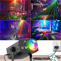 1 x RAW Customer Returns Disco ball, party lights DJ disco light disco ball sound-activated disco ball children with remote control for dancing KTV bar club vocal concert birthday - RRP €45.99